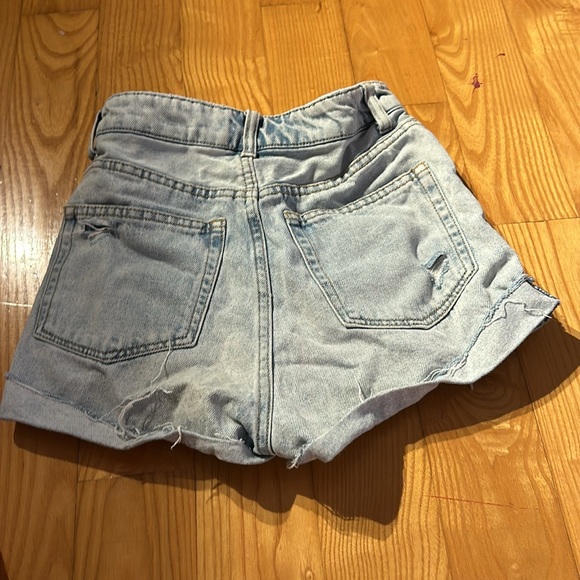 blue mini short - Picture 2 of 3